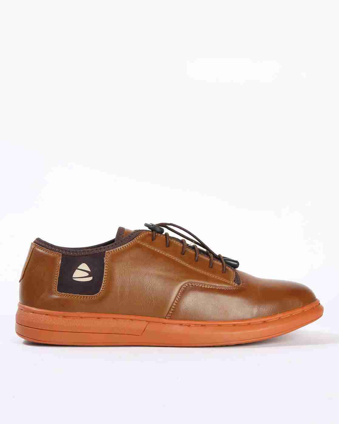Panelled Sneakers with Toggle Fastening