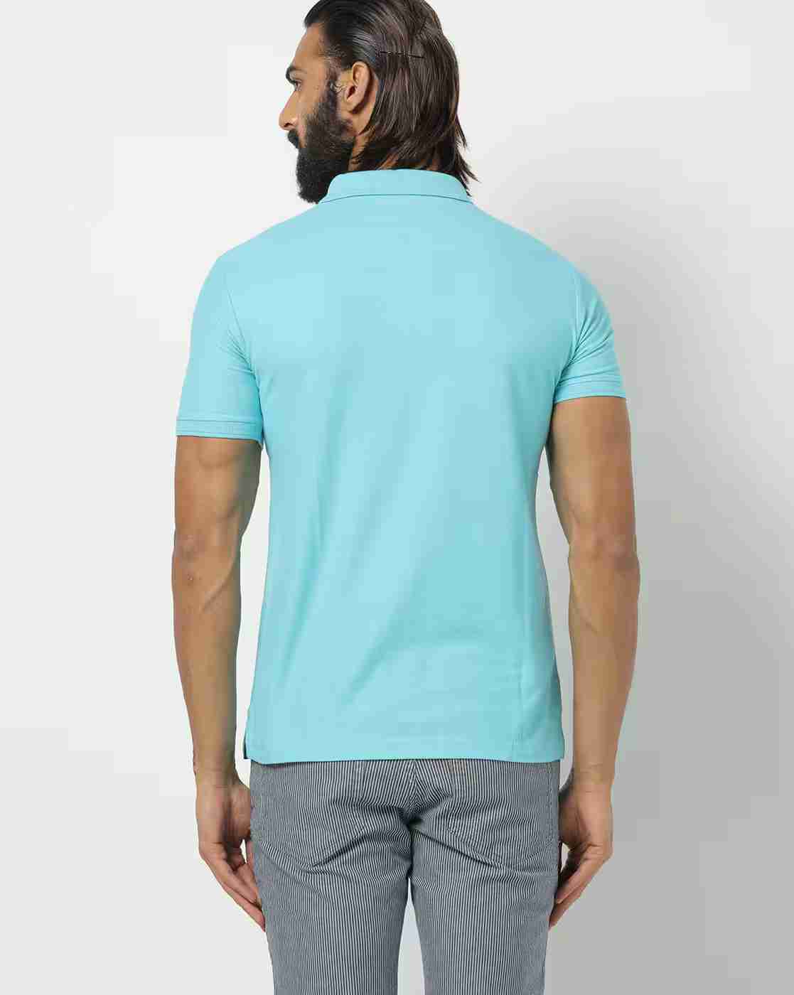 DUKE | Slim Fit Polo T-shirt with Vented Hems|1