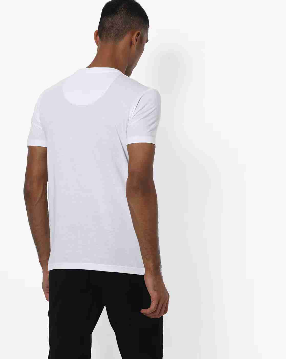 DUKE | Typographic Print Slim Fit Crew-Neck T-shirt|2