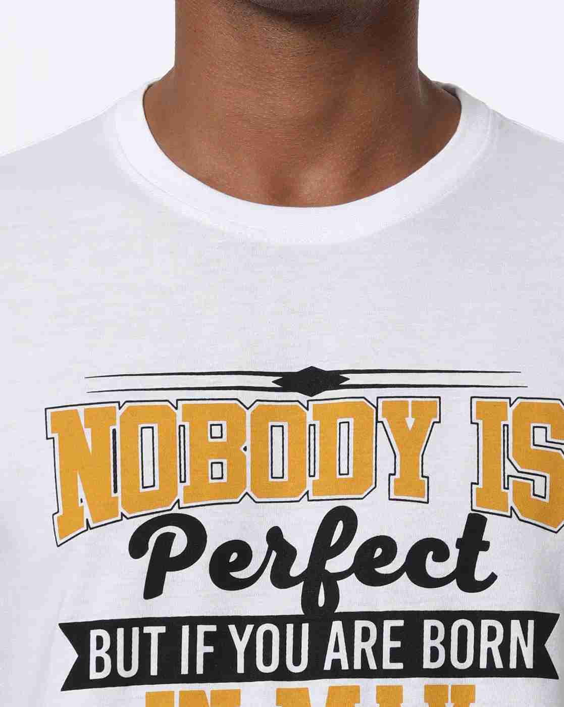 DUKE | Typographic Print Slim Fit Crew-Neck T-shirt|4