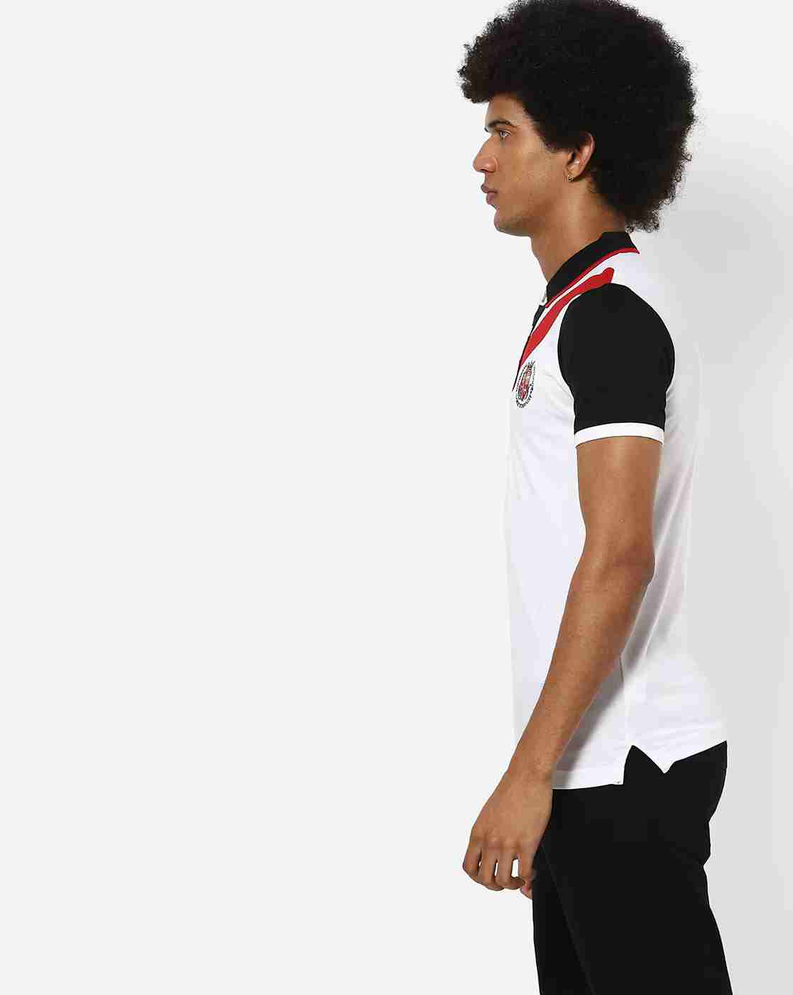 DUKE | Slim Fit Colourblock Polo T-shirt|1