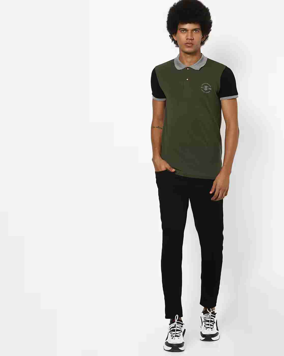 DUKE | Colourblock Slim Fit Polo T-shirt|3