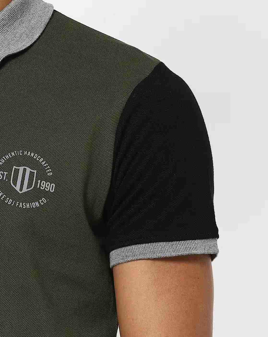 DUKE | Colourblock Slim Fit Polo T-shirt|5