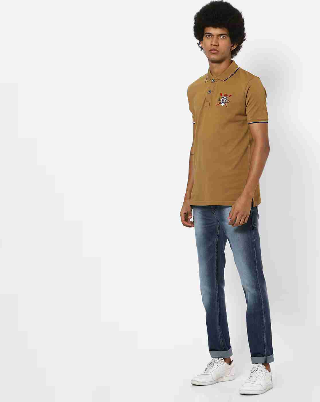 DUKE | Polo T-shirt with Placement Embroidery|3