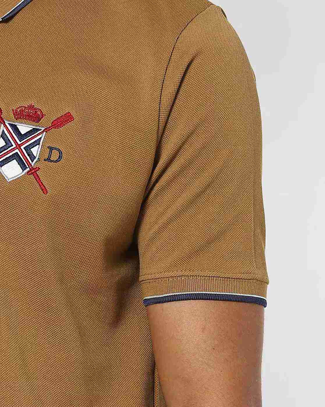 DUKE | Polo T-shirt with Placement Embroidery|5