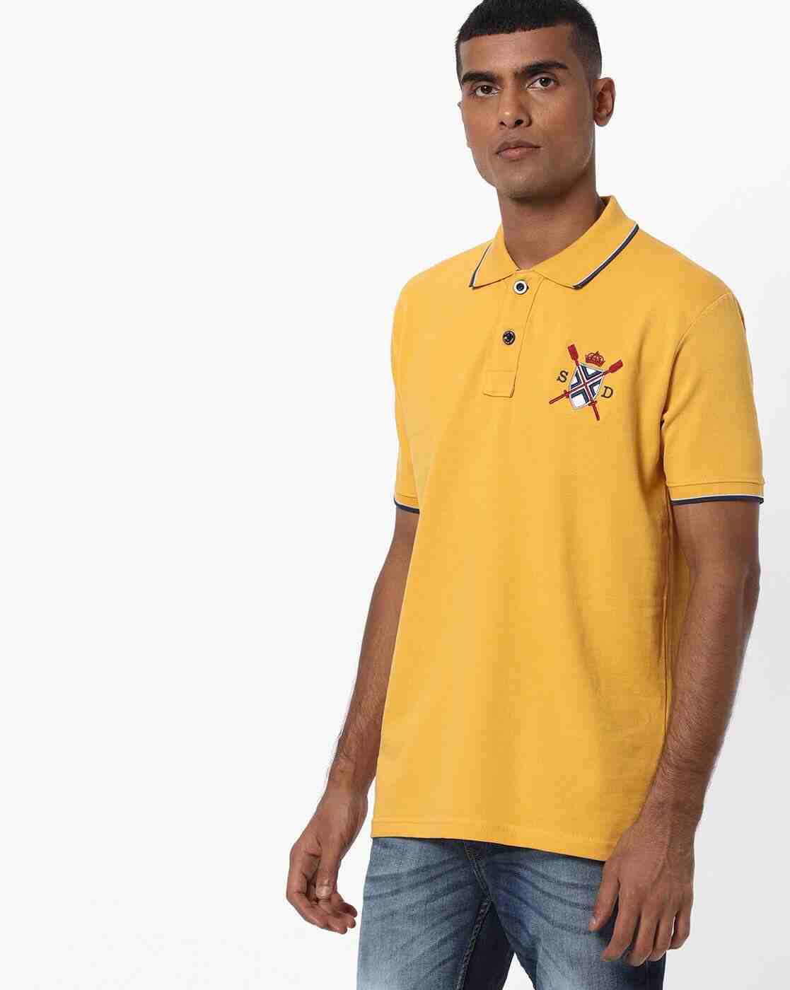 Polo T-shirt with Placement Embroidery