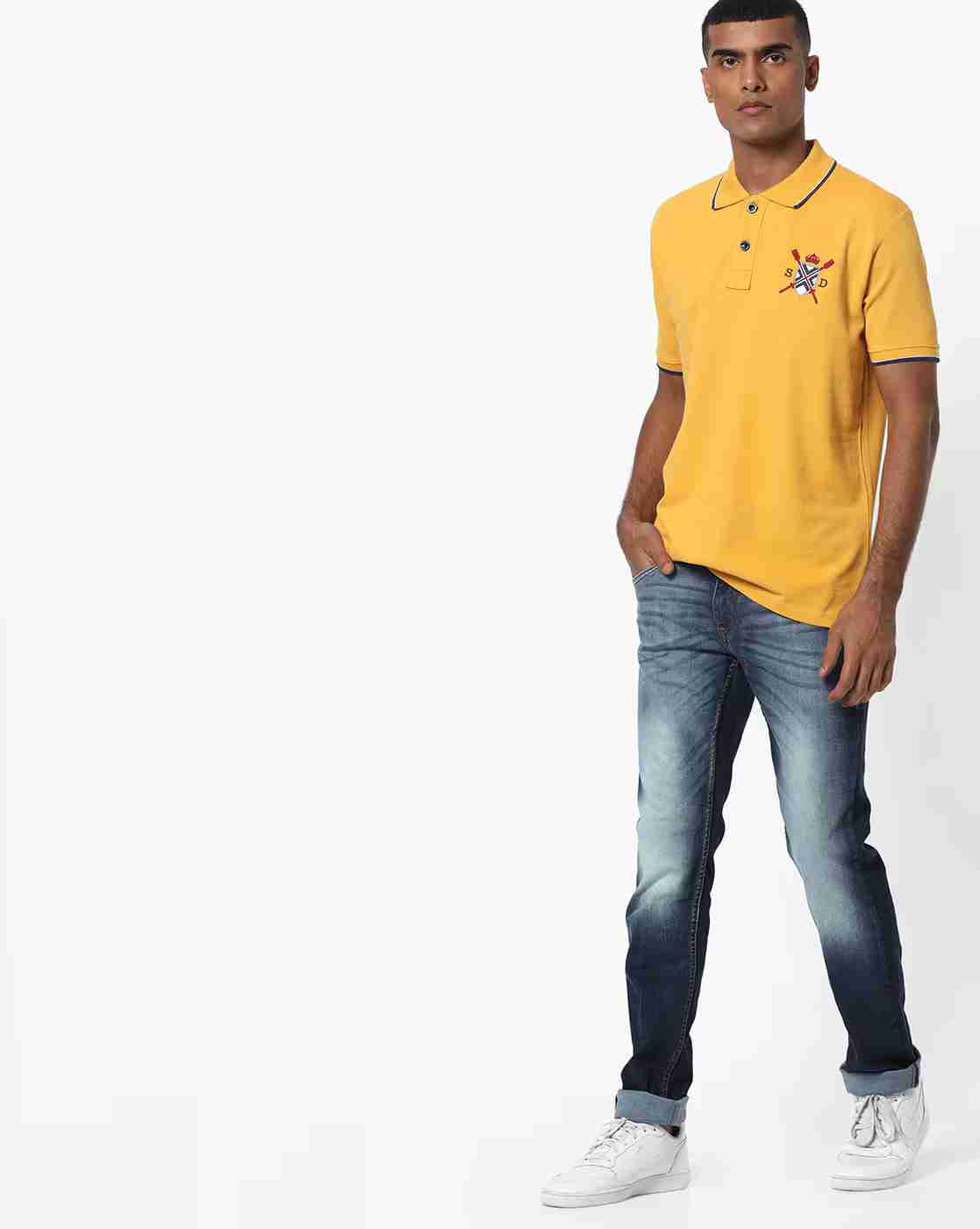 DUKE | Polo T-shirt with Placement Embroidery|3