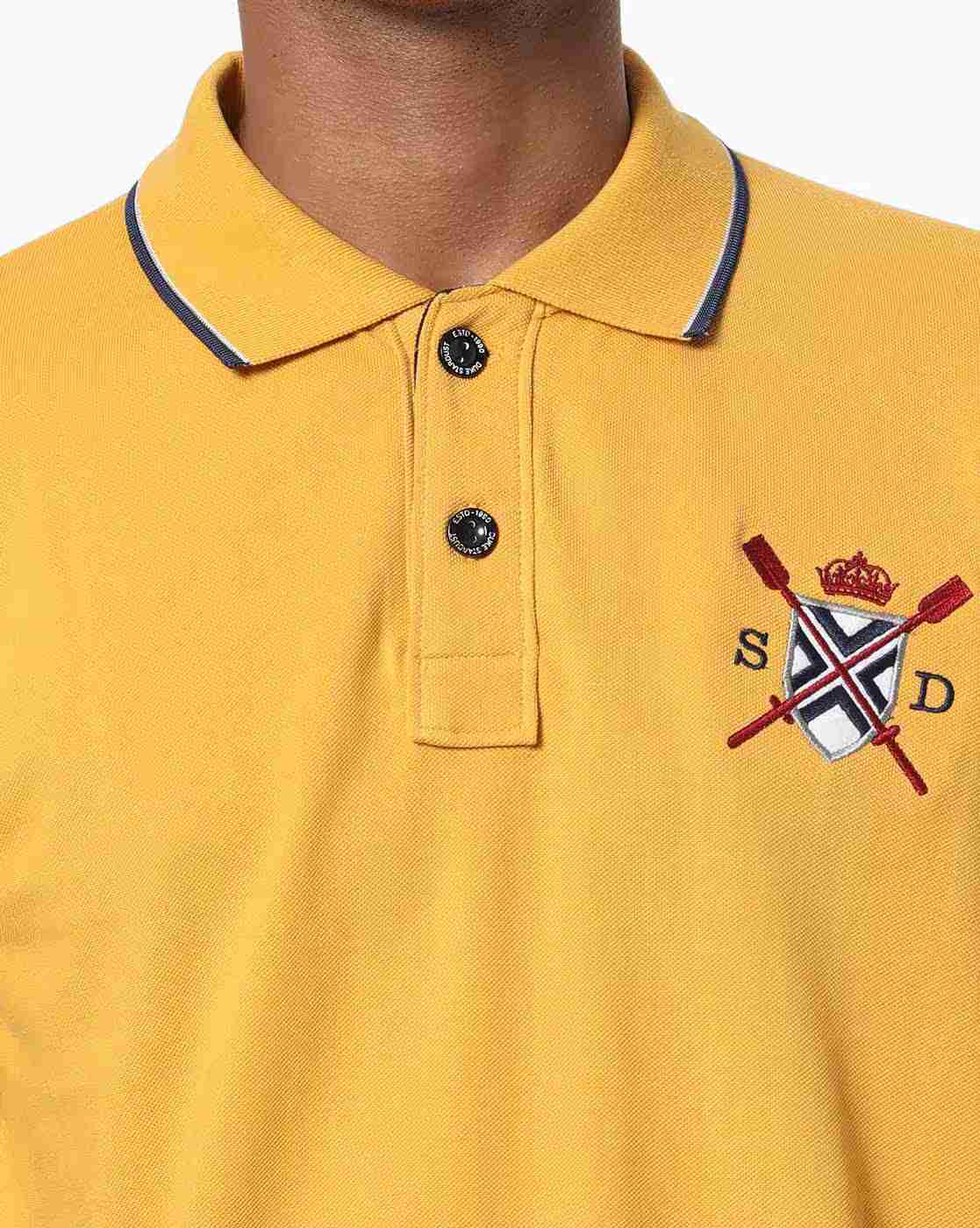 DUKE | Polo T-shirt with Placement Embroidery|4