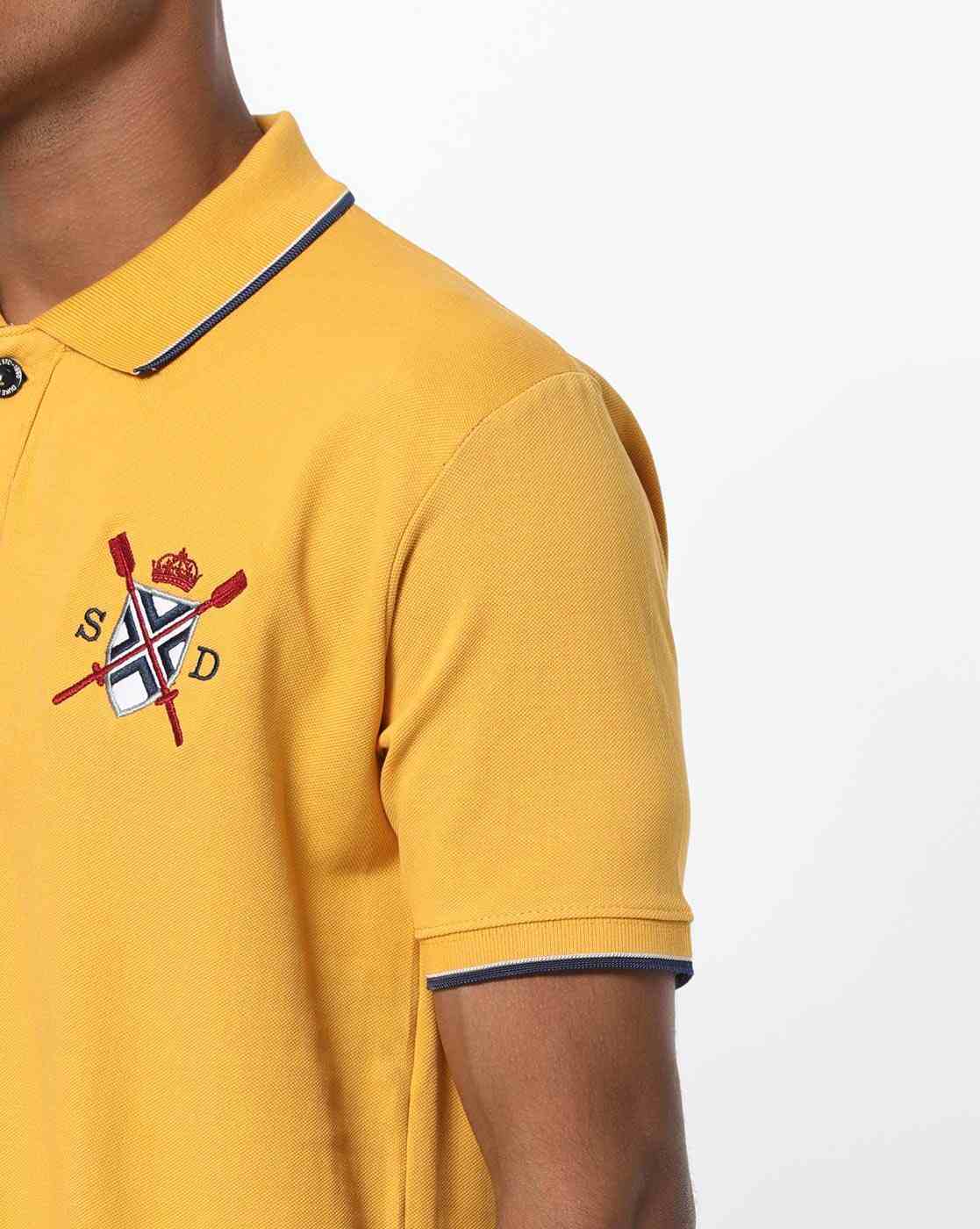 DUKE | Polo T-shirt with Placement Embroidery|5