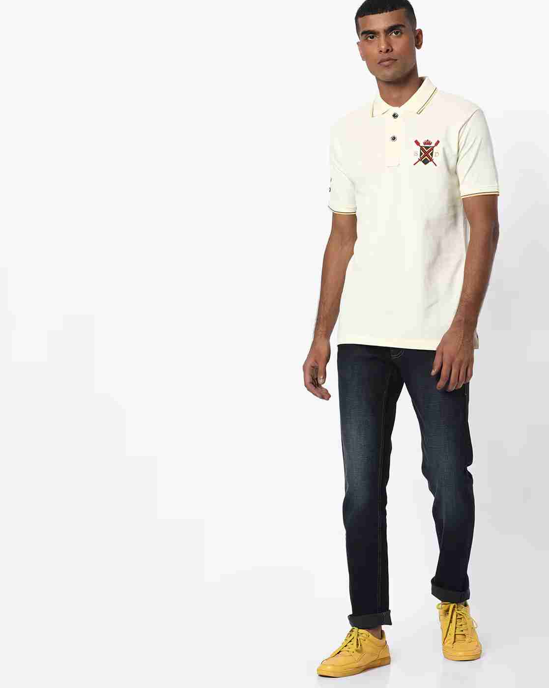 DUKE | Polo T-shirt with Placement Embroidery|3