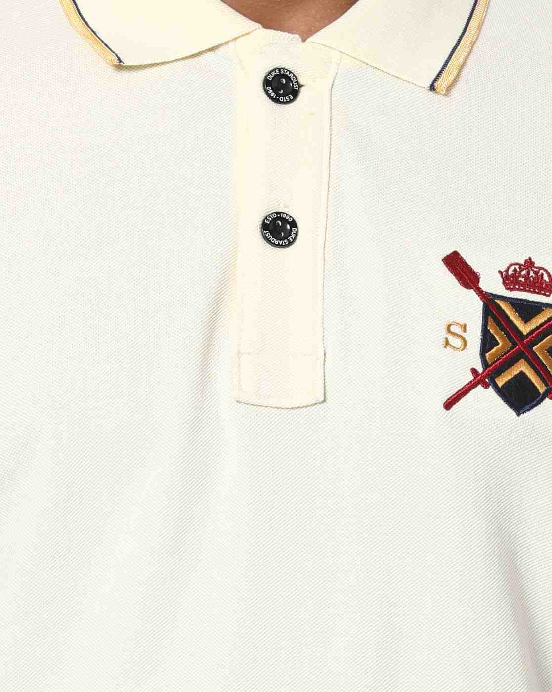 DUKE | Polo T-shirt with Placement Embroidery|4