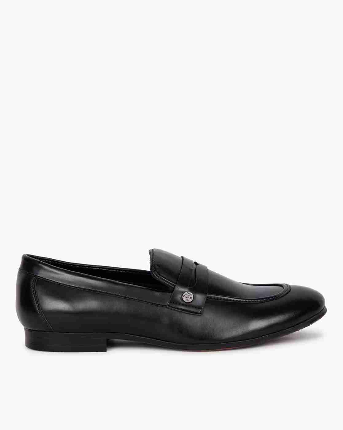 DUKE | Textured Penny Loafers|0