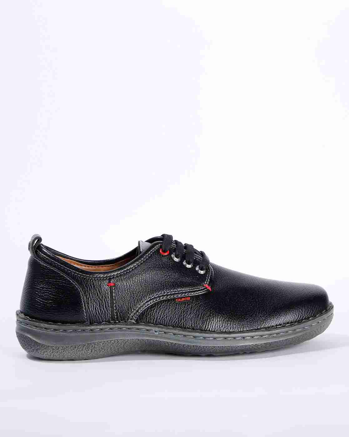 DUKE | Textured Oxford Shoes with Broguing|0