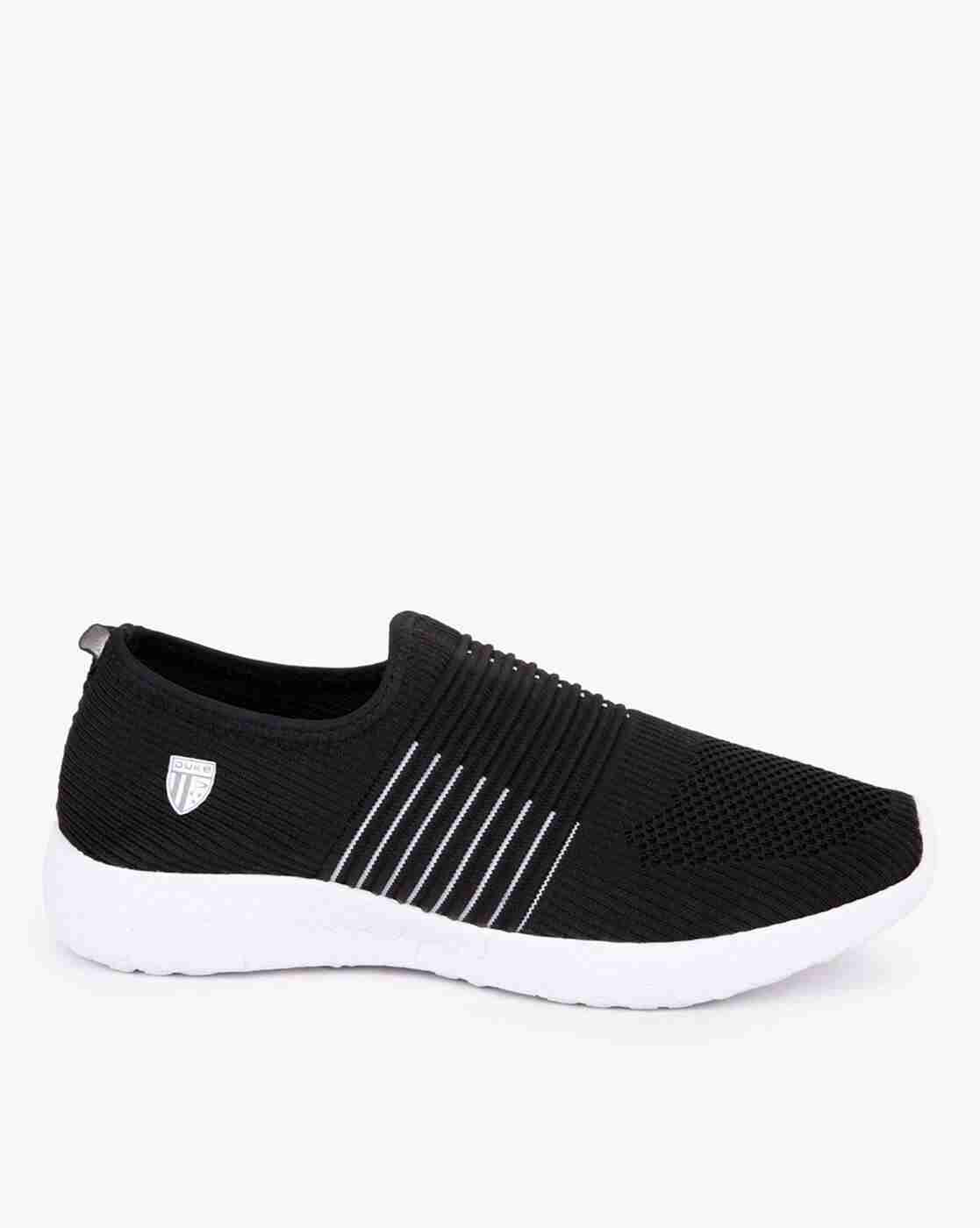 Textured Slip-On Sports Shoes