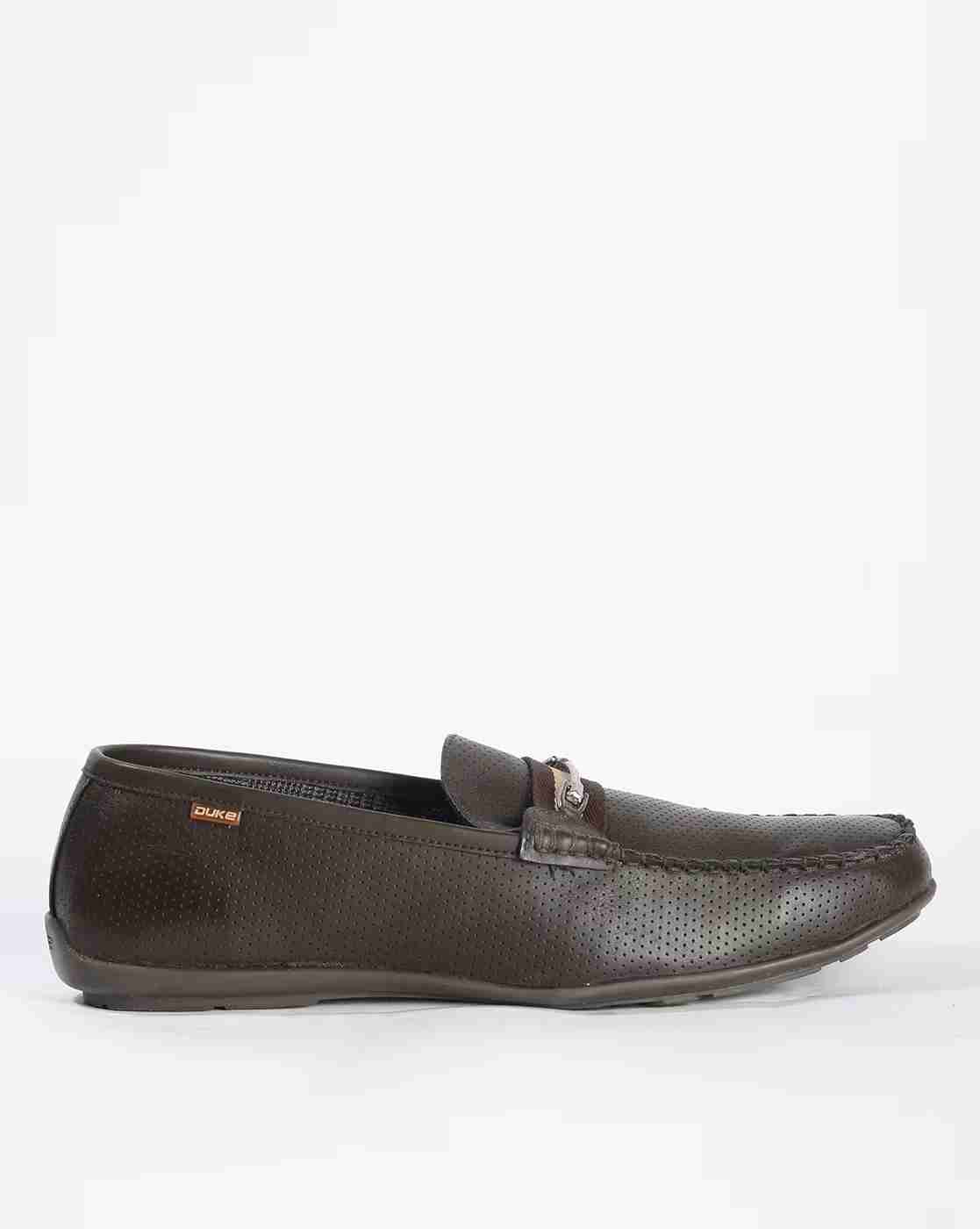 DUKE | Perforated Bit Loafers|0