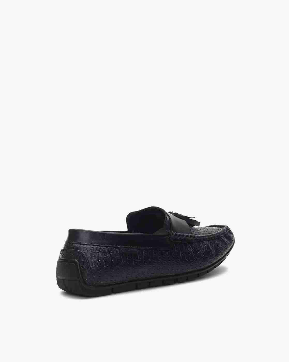 DUKE | Weaved Penny Loafers with Tassels|1