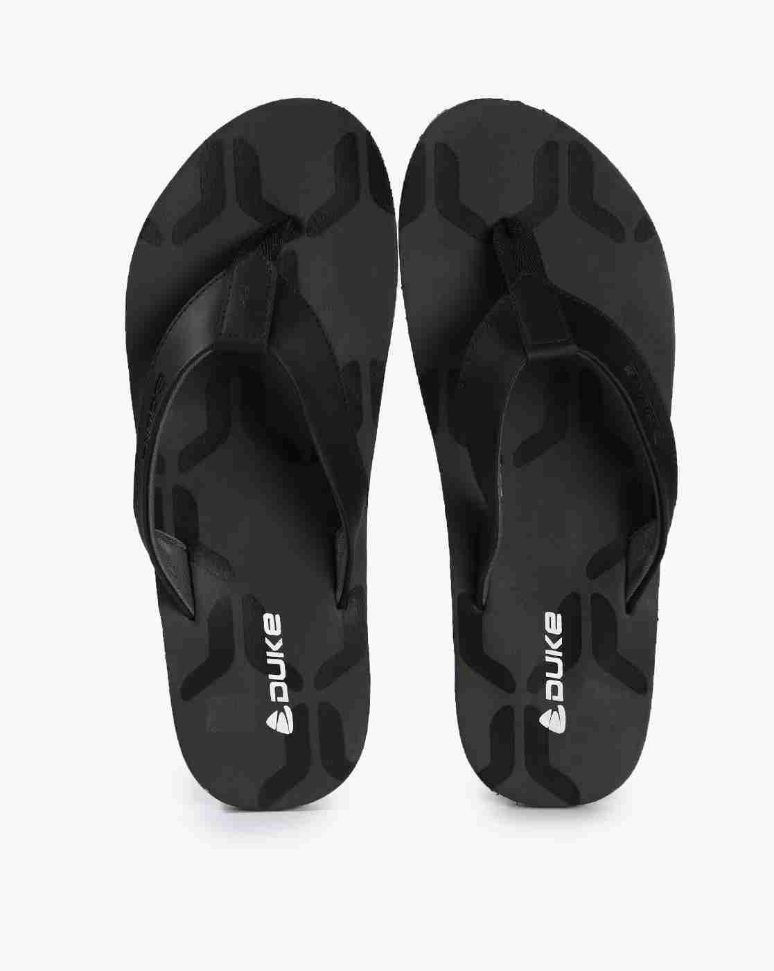 Textured Thong-Style Flip-Flops