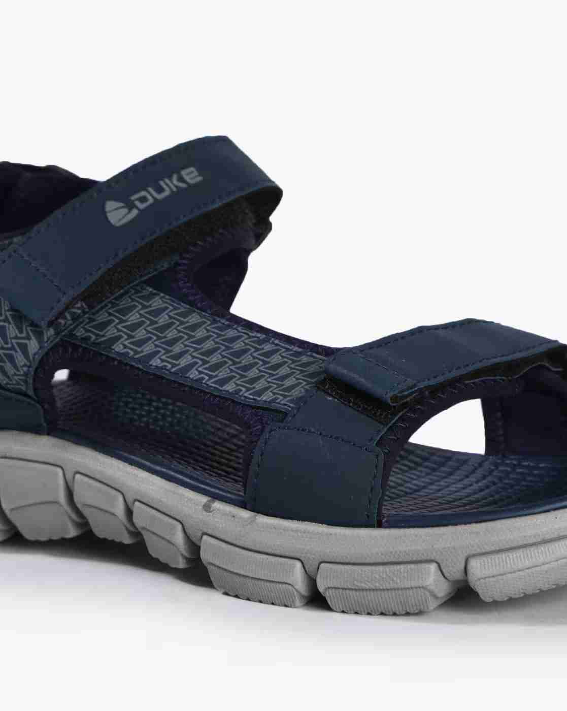 DUKE | Strappy Slip-On Sandals with Velcro Fastening|3