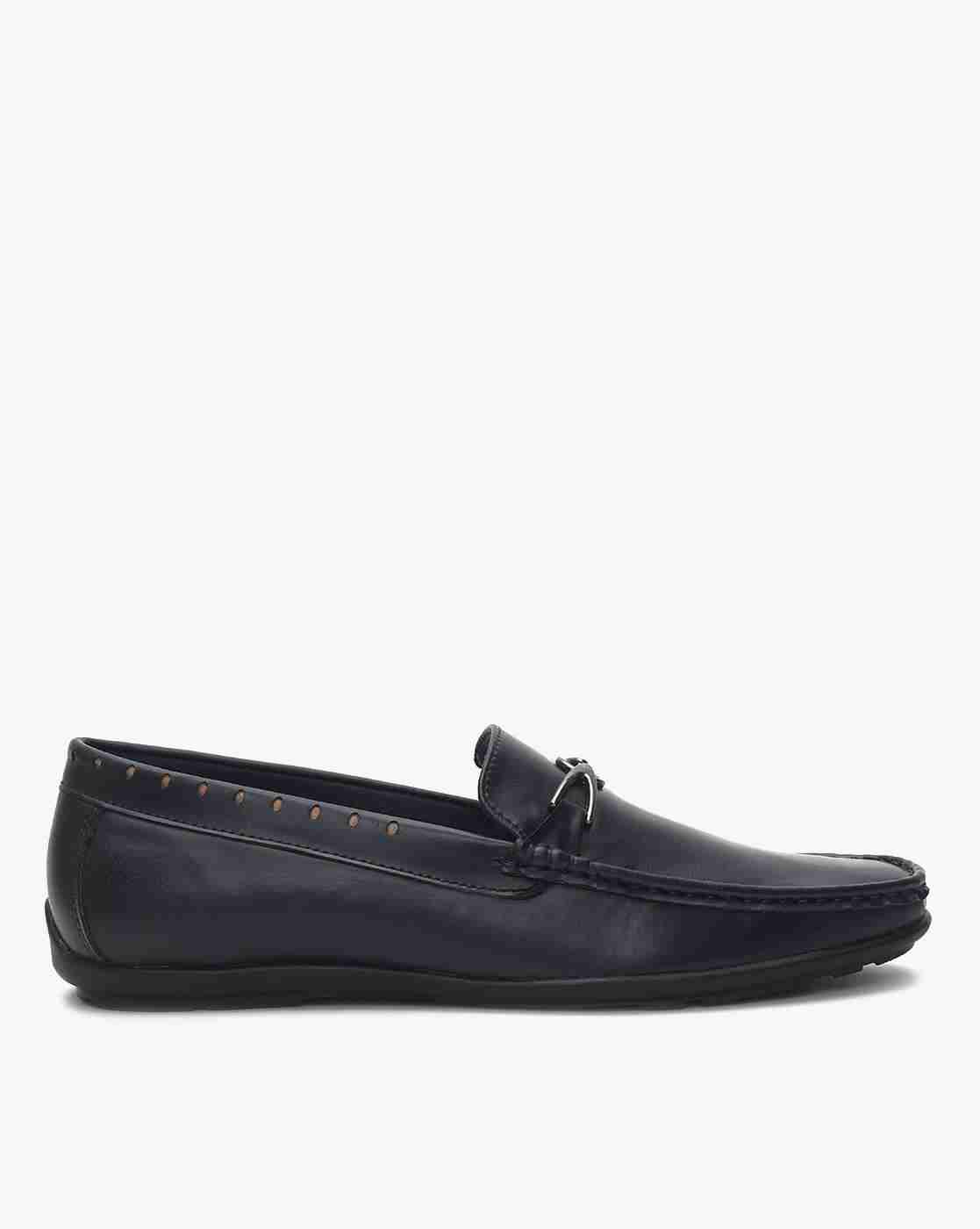 Textured Slip-On Loafers