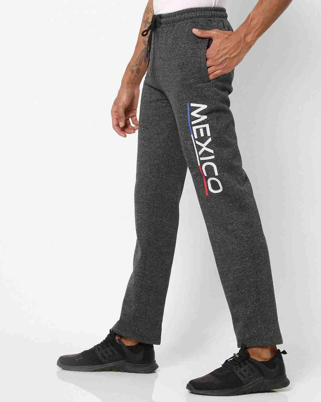 DUKE | Heathered Track Pants with Elasticated Drawstring Waist|1