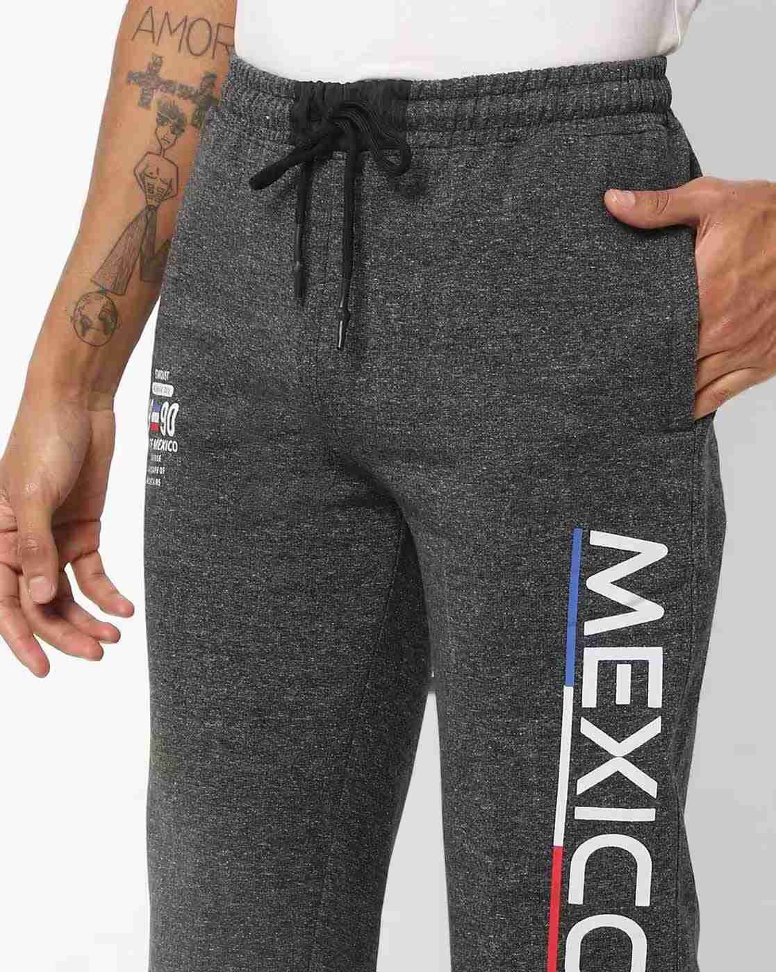 DUKE | Heathered Track Pants with Elasticated Drawstring Waist|4