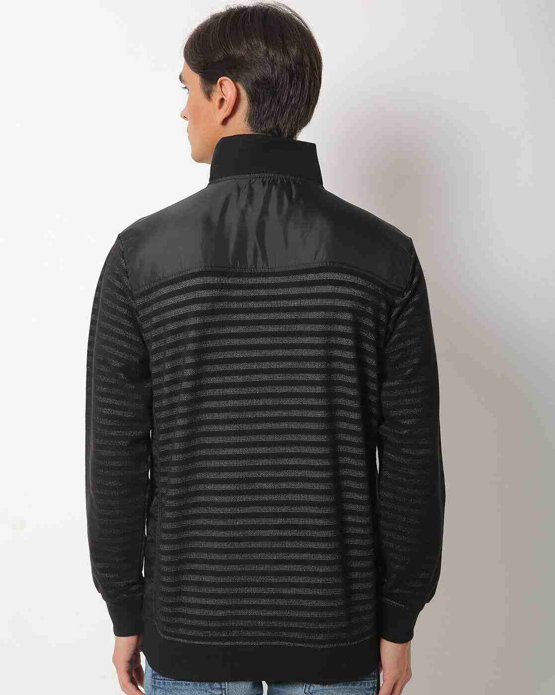 DUKE | Striped Sweatshirt with Insert Pockets|1