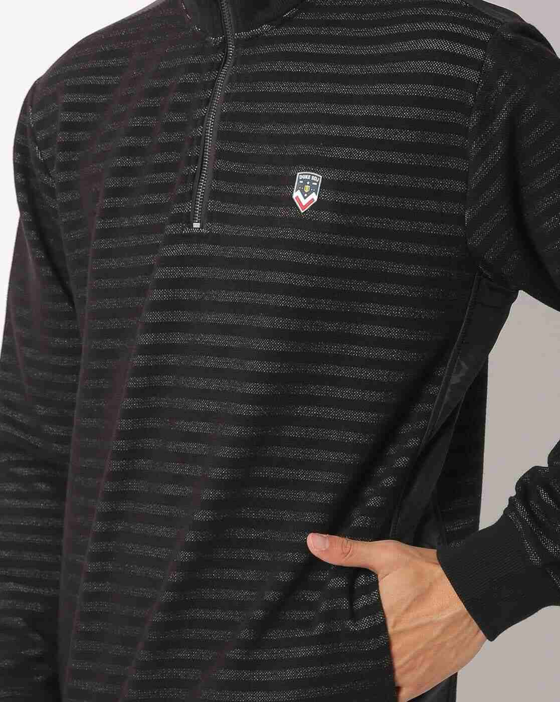 DUKE | Striped Sweatshirt with Insert Pockets|2