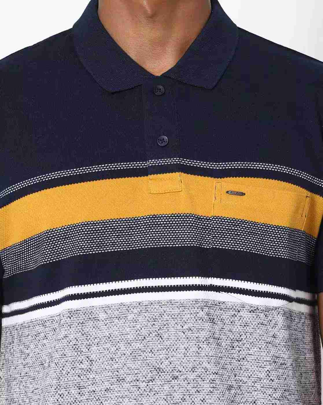 DUKE | Colourblock Polo T-shirt|3