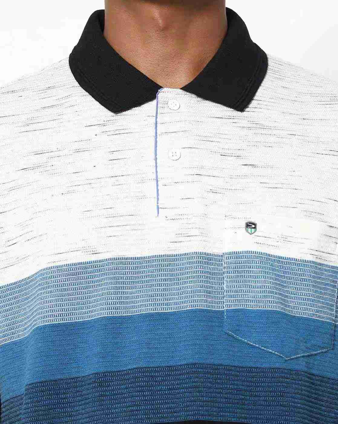DUKE | Colourblock Polo T-shirt with Patch Pocket|3