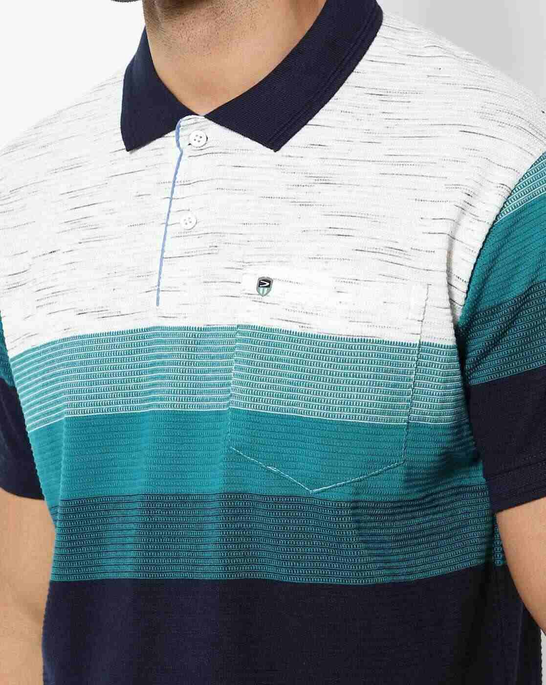 DUKE | Colourblock Polo T-shirt with Patch Pocket|4