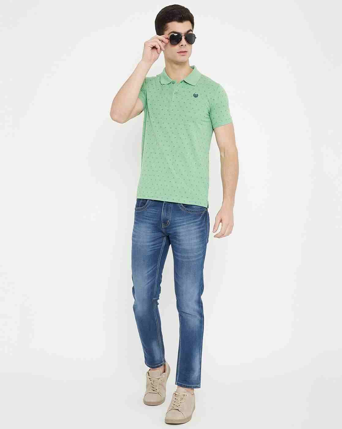 DUKE | Micro Print Slim Fit Polo T-shirt|1
