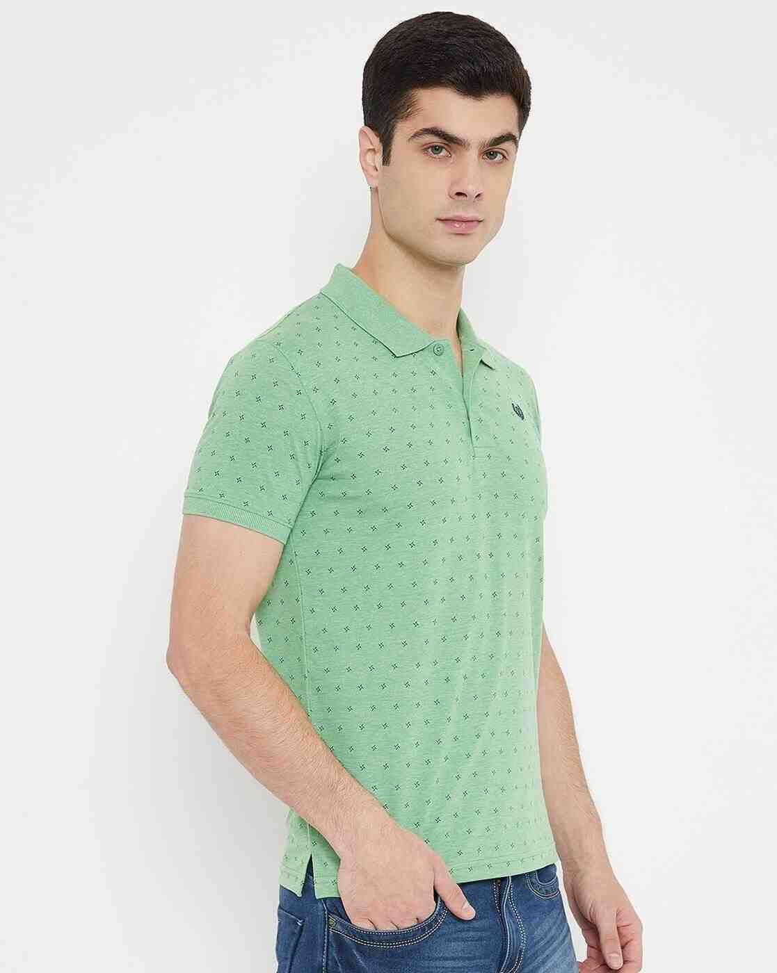 DUKE | Micro Print Slim Fit Polo T-shirt|3