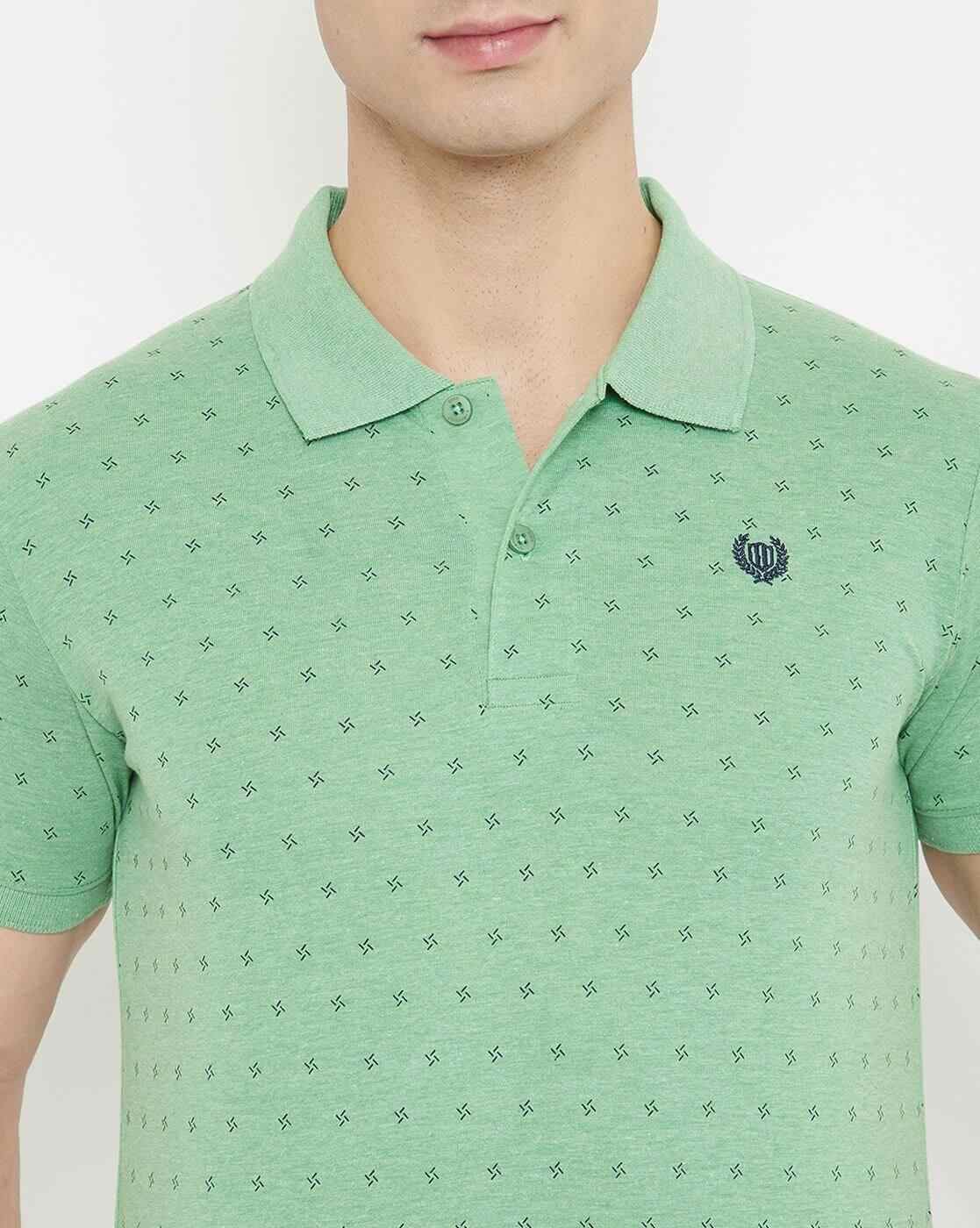 DUKE | Micro Print Slim Fit Polo T-shirt|5