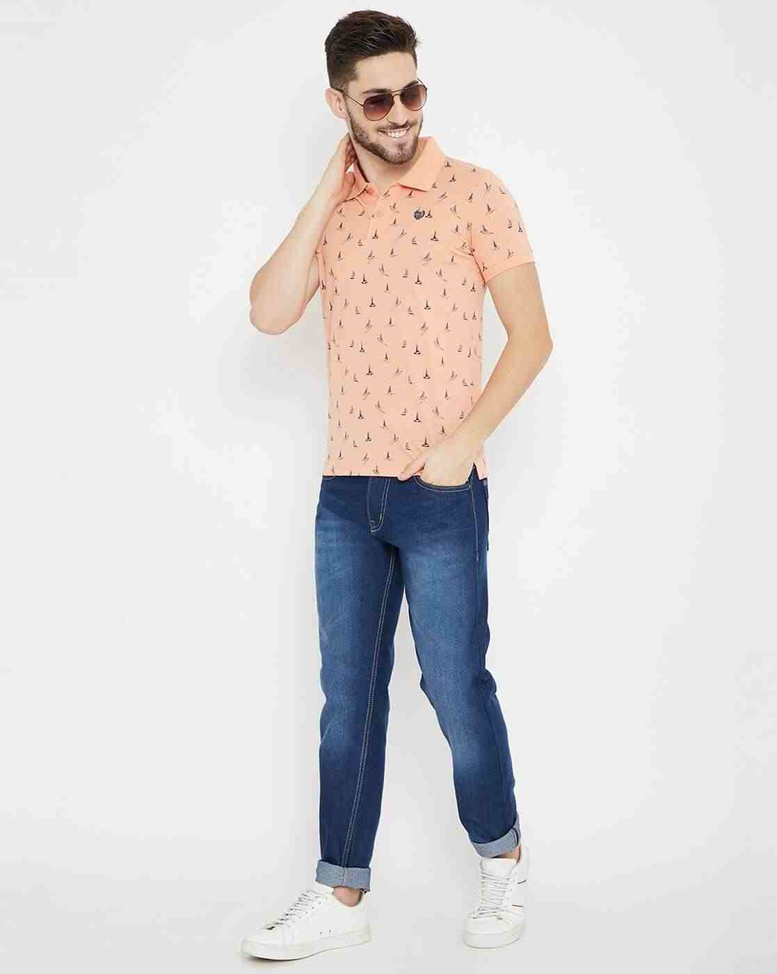 DUKE | Printed Slim Fit Polo T-shirt|1