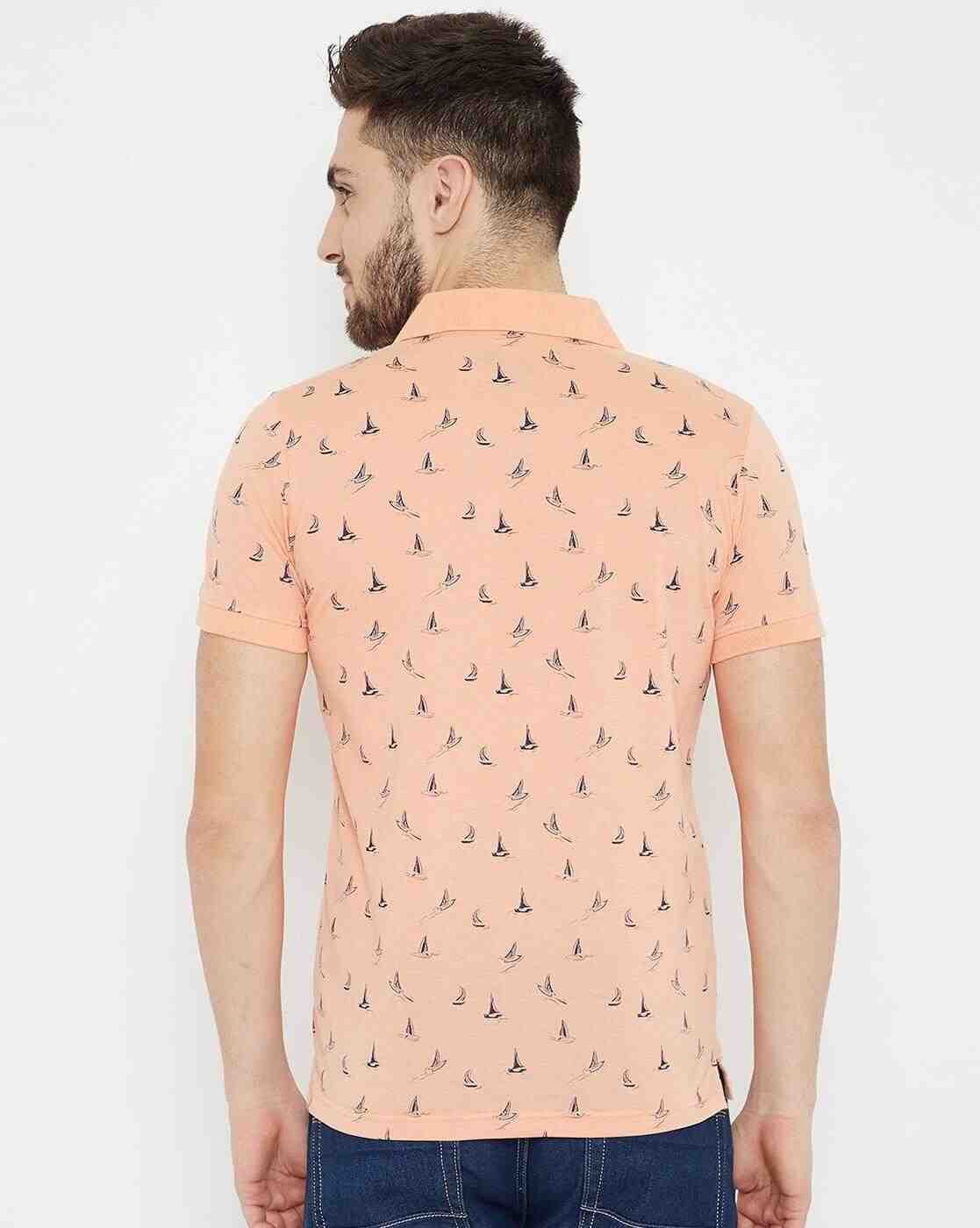 DUKE | Printed Slim Fit Polo T-shirt|4