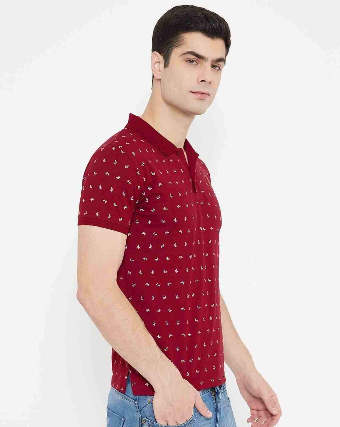 DUKE | Micro Print Slim Fit Polo T-shirt|3