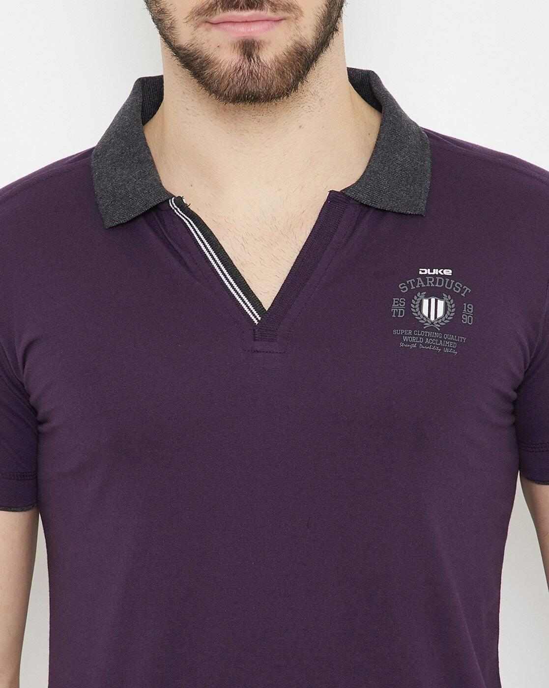 DUKE | Slim Fit Polo T-shirt with Contrast Collar|5