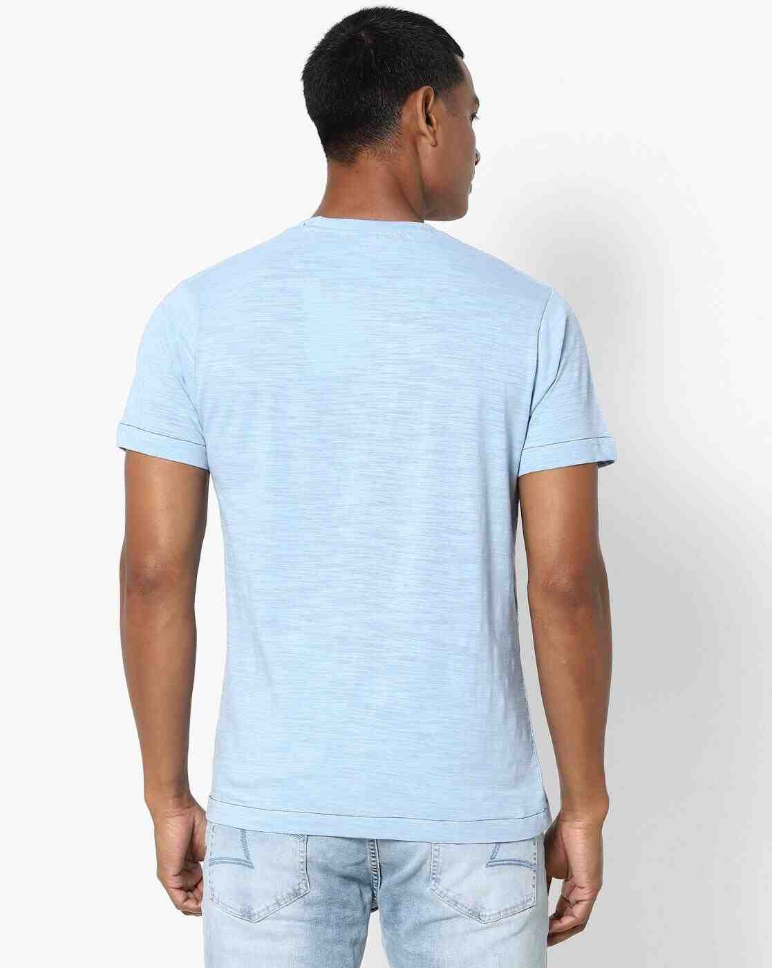 DUKE | Graphic Print Slim Fit Crew-Neck T-shirt|1