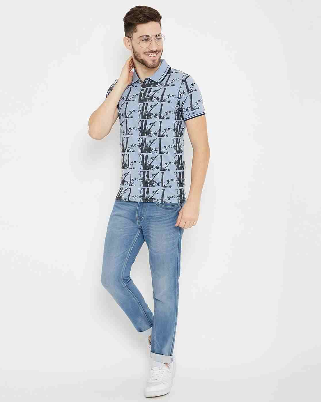DUKE | Printed Slim Fit Polo T-shirt|1