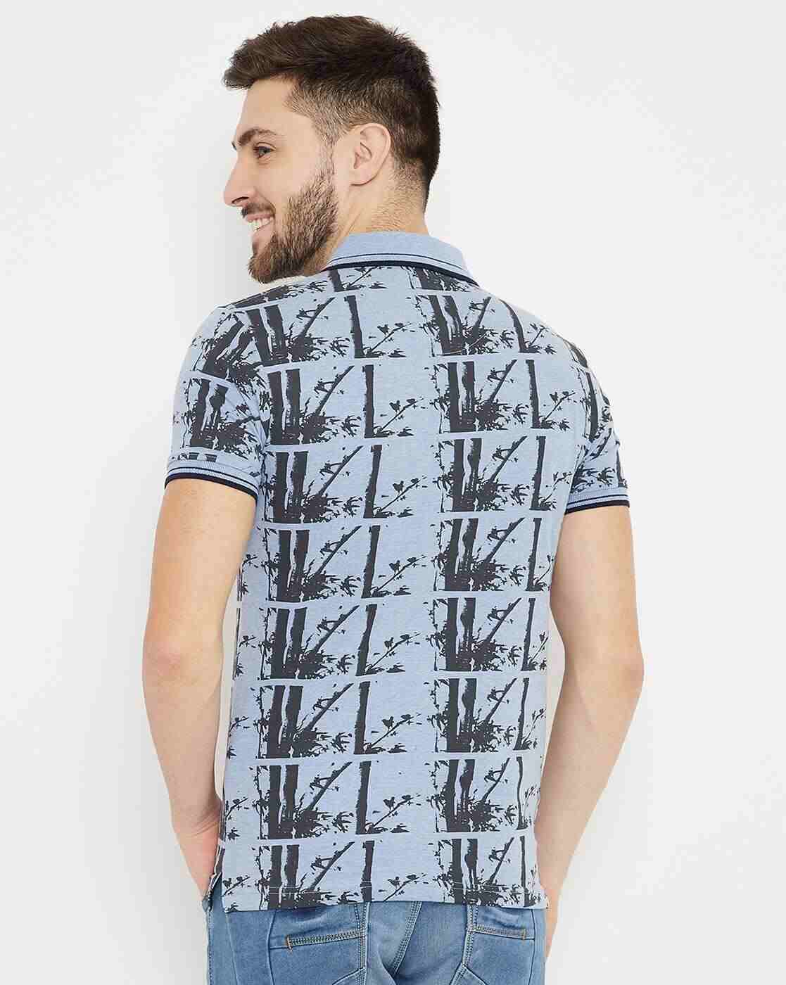 DUKE | Printed Slim Fit Polo T-shirt|4