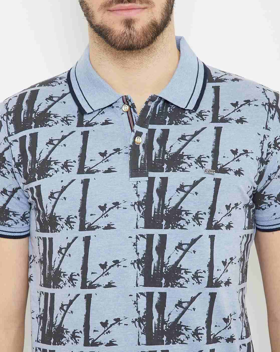 DUKE | Printed Slim Fit Polo T-shirt|5