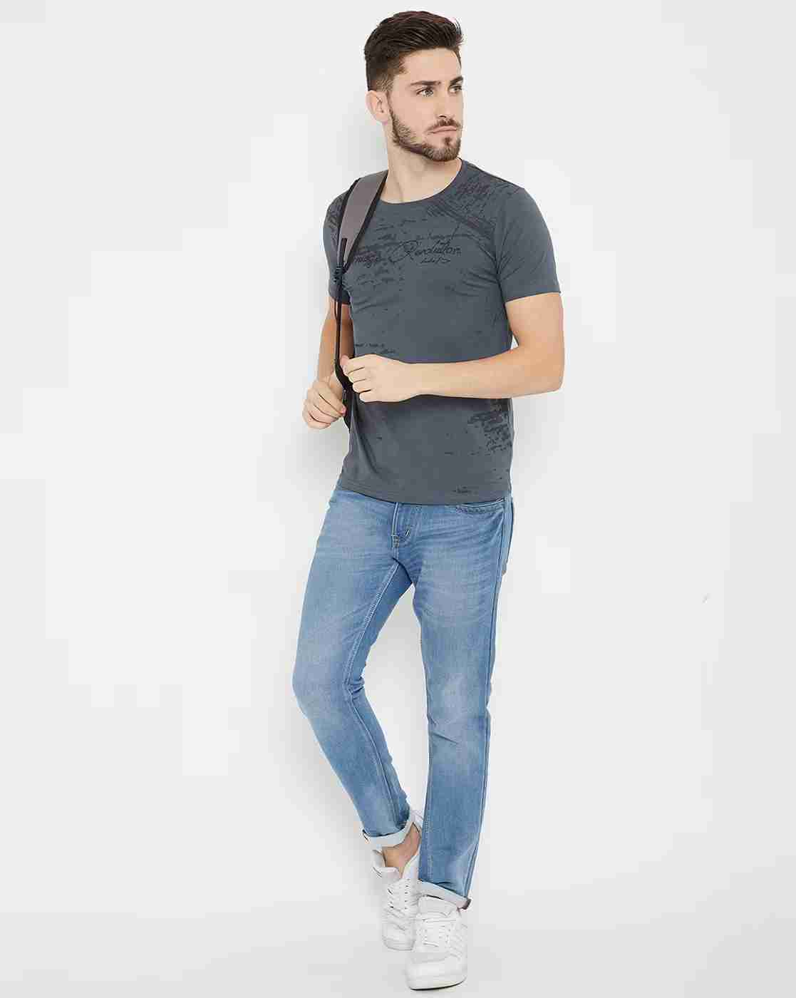 DUKE | Printed Slim Fit Crew-Neck T-shirt|1