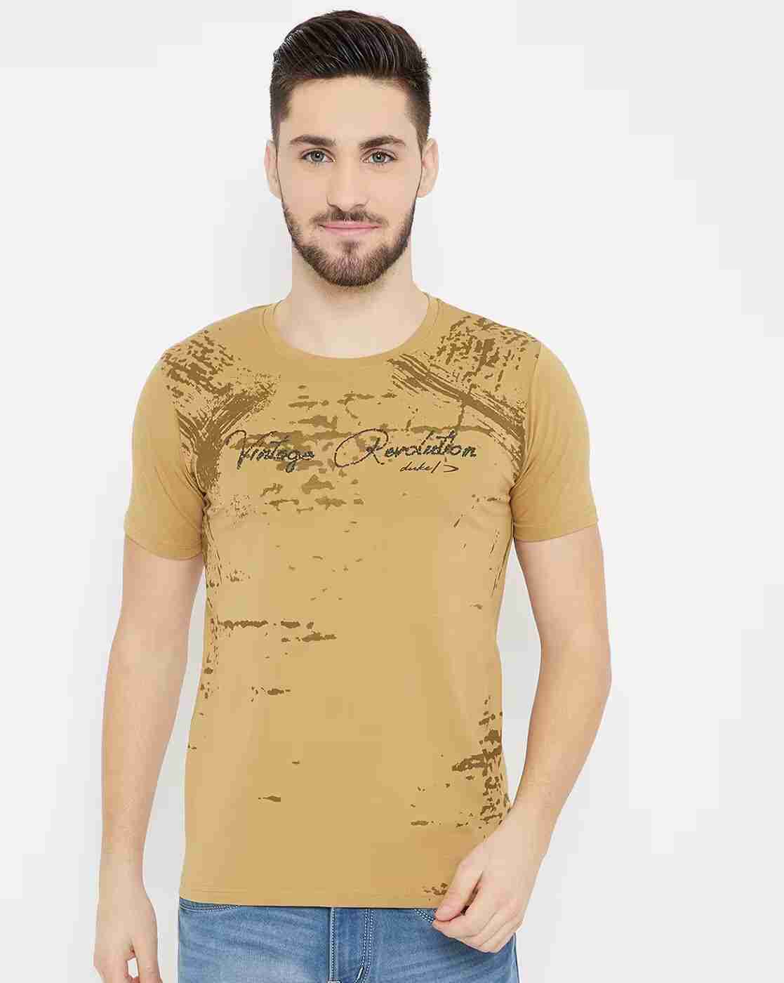 Printed Slim Fit Crew-Neck T-shirt