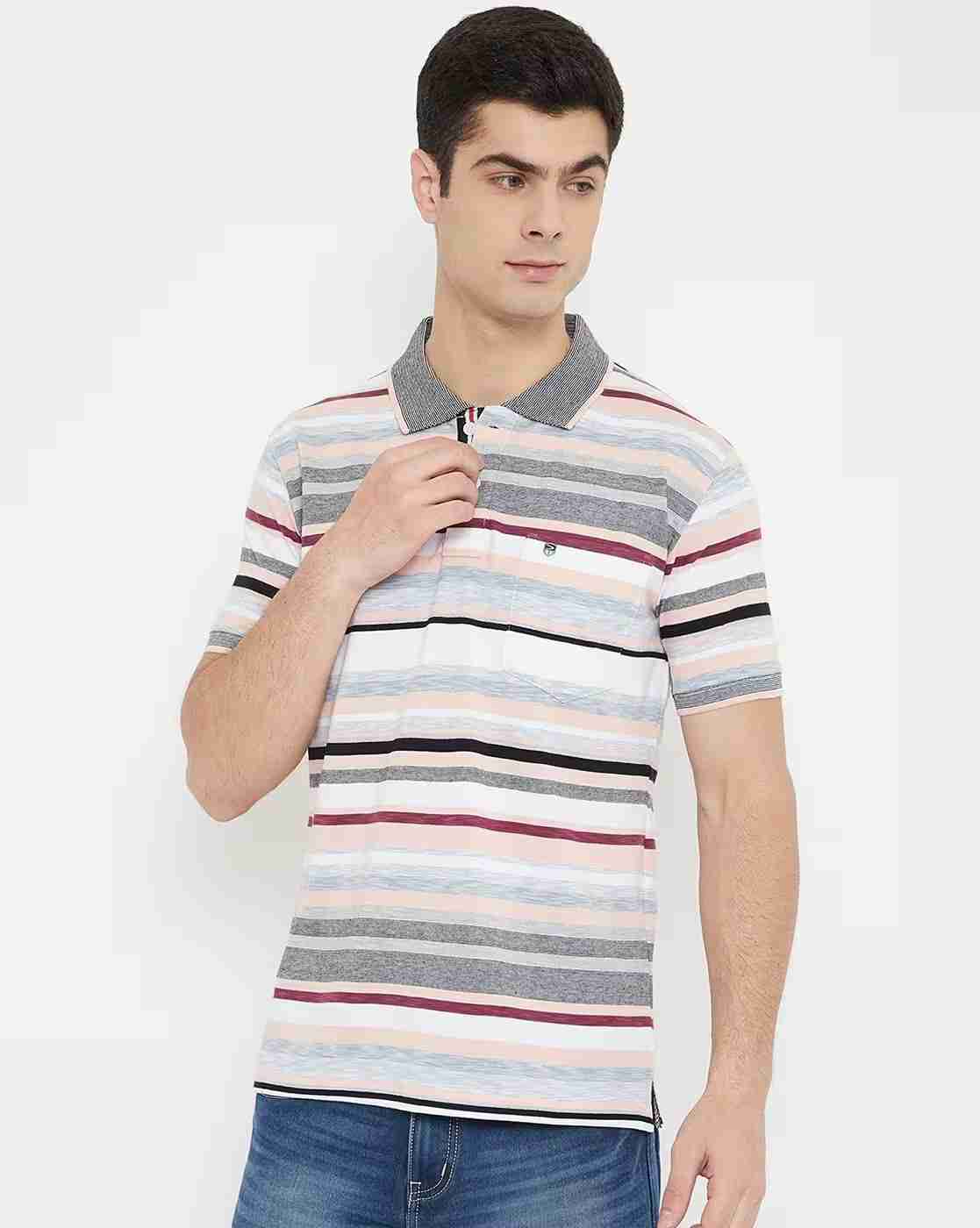DUKE | Striped Polo T-shirt|0