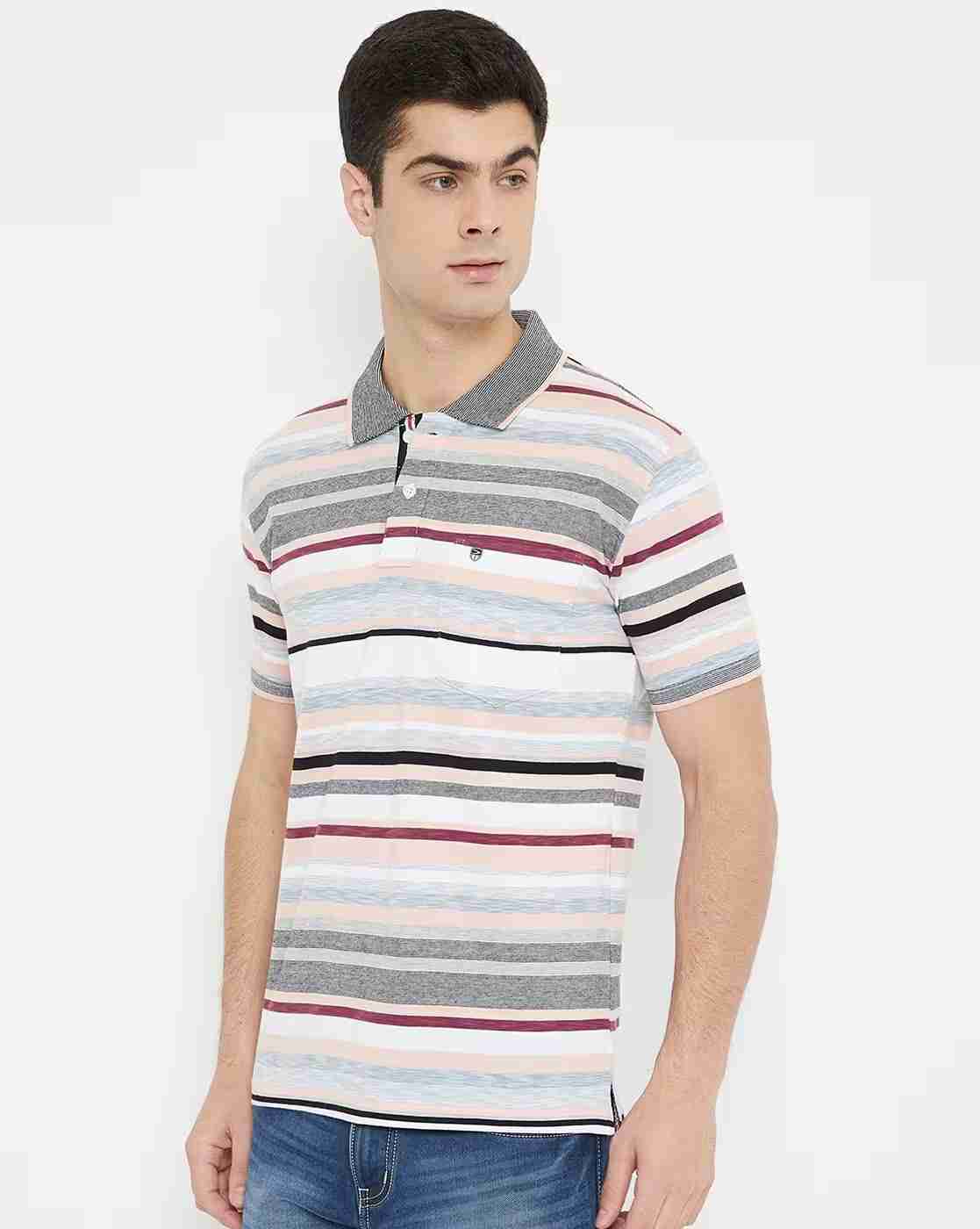 DUKE | Striped Polo T-shirt|2