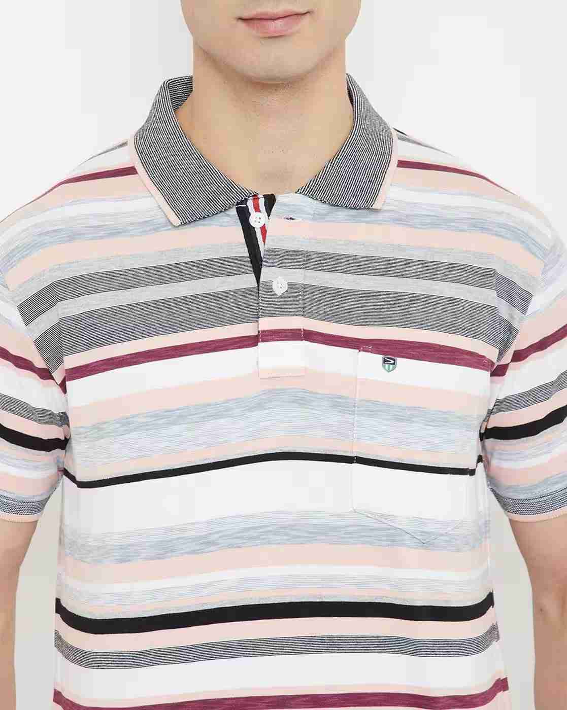 DUKE | Striped Polo T-shirt|5