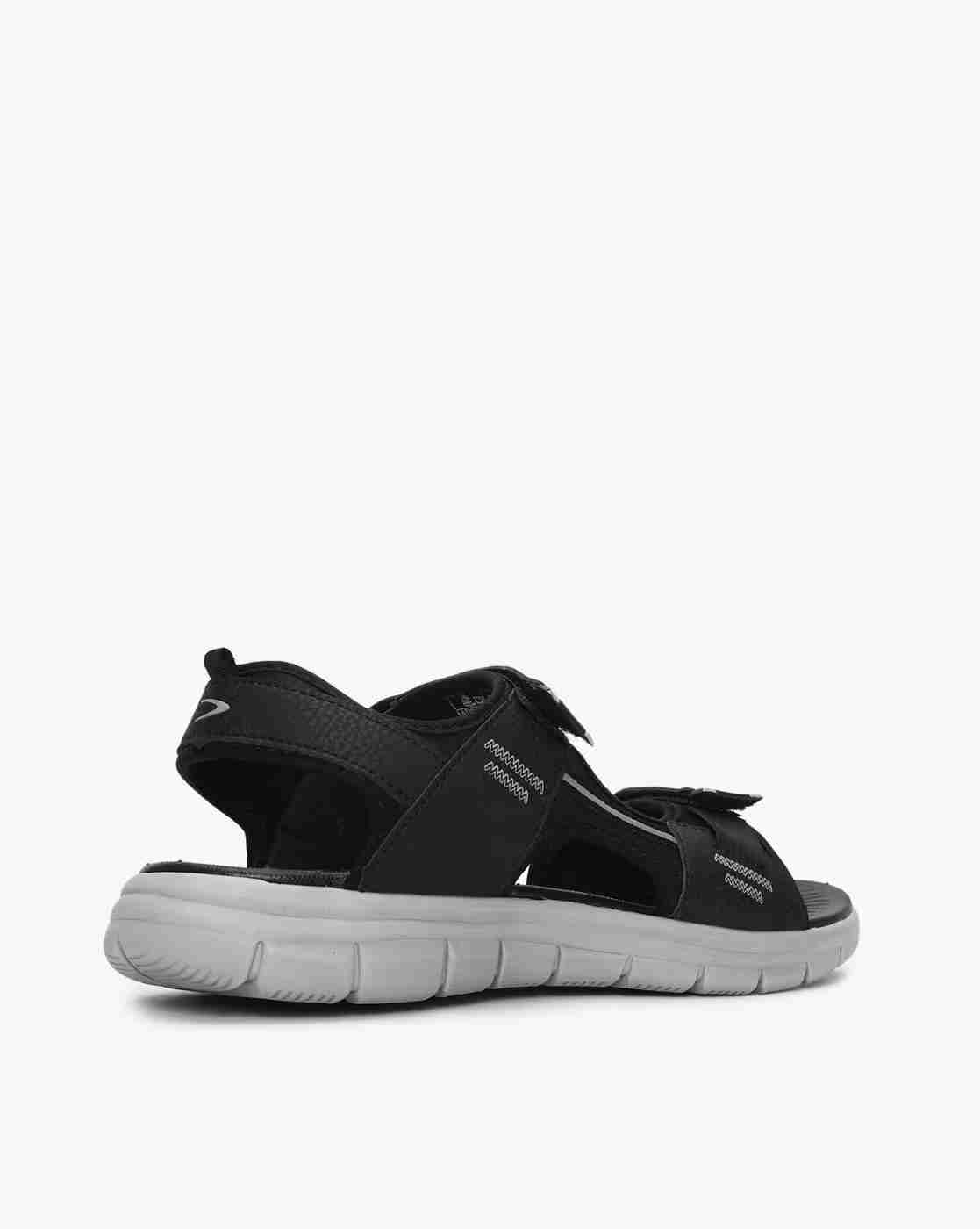 DUKE | Textured Sandals with Velcro Fastening|1