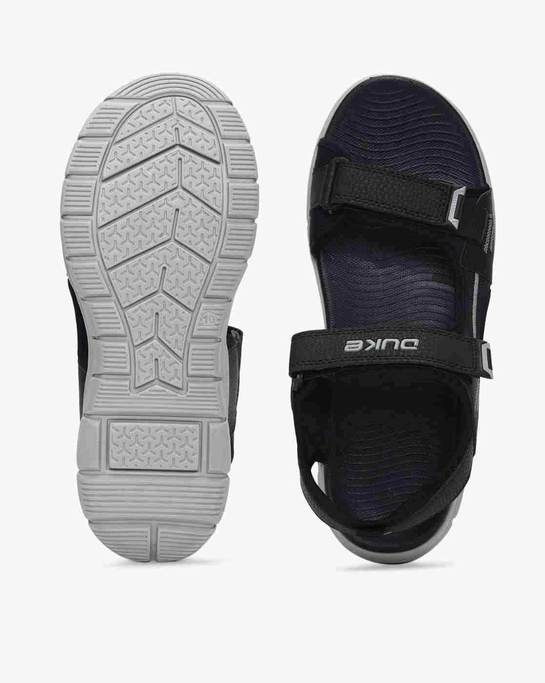 DUKE | Textured Sandals with Velcro Fastening|2