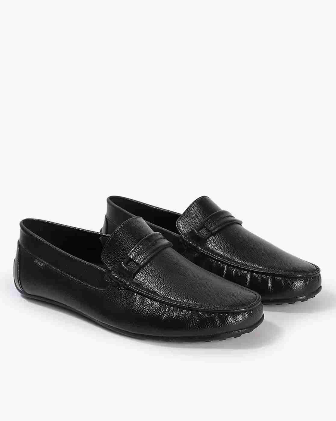 DUKE | Loafers with Stitched Overlay|2