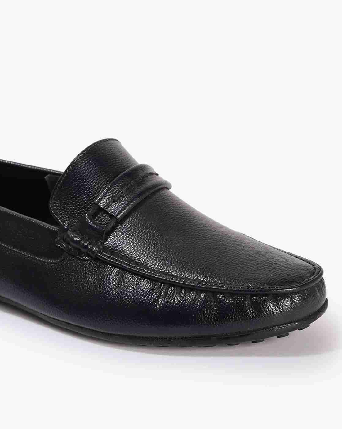 DUKE | Loafers with Stitched Overlay|4